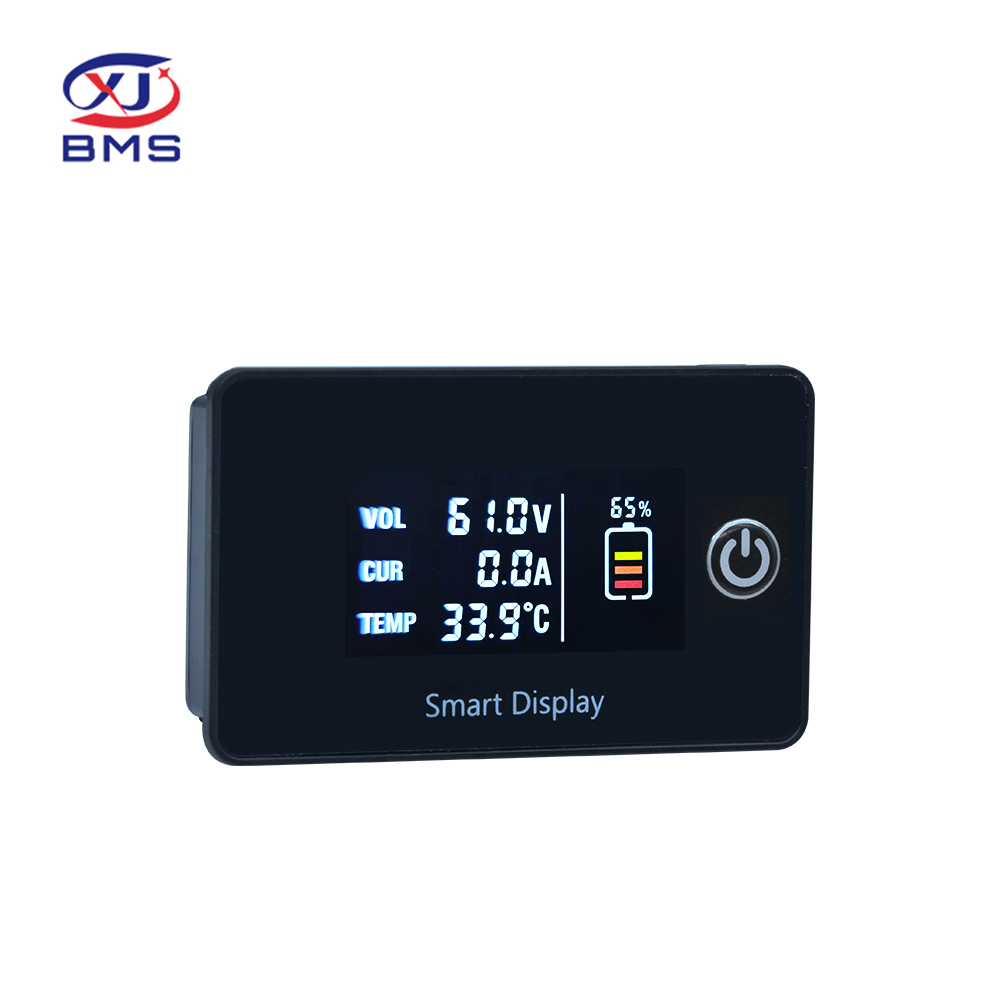 XJ Smart Bluetooth BMS LCD Display Battery Volt...