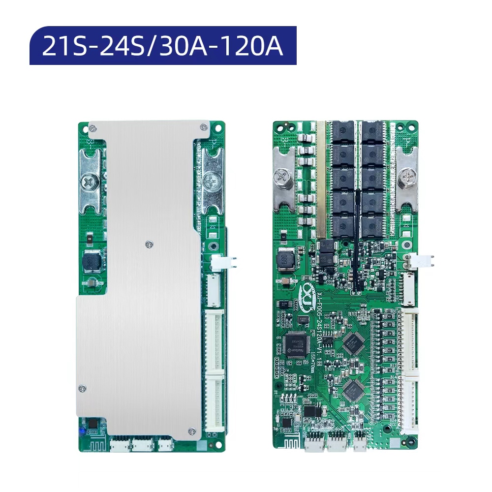 XJ-F005 21S-24S 30A-120A RS485/UART CAN GPS Bluetooth Balance NTC Smart BMS