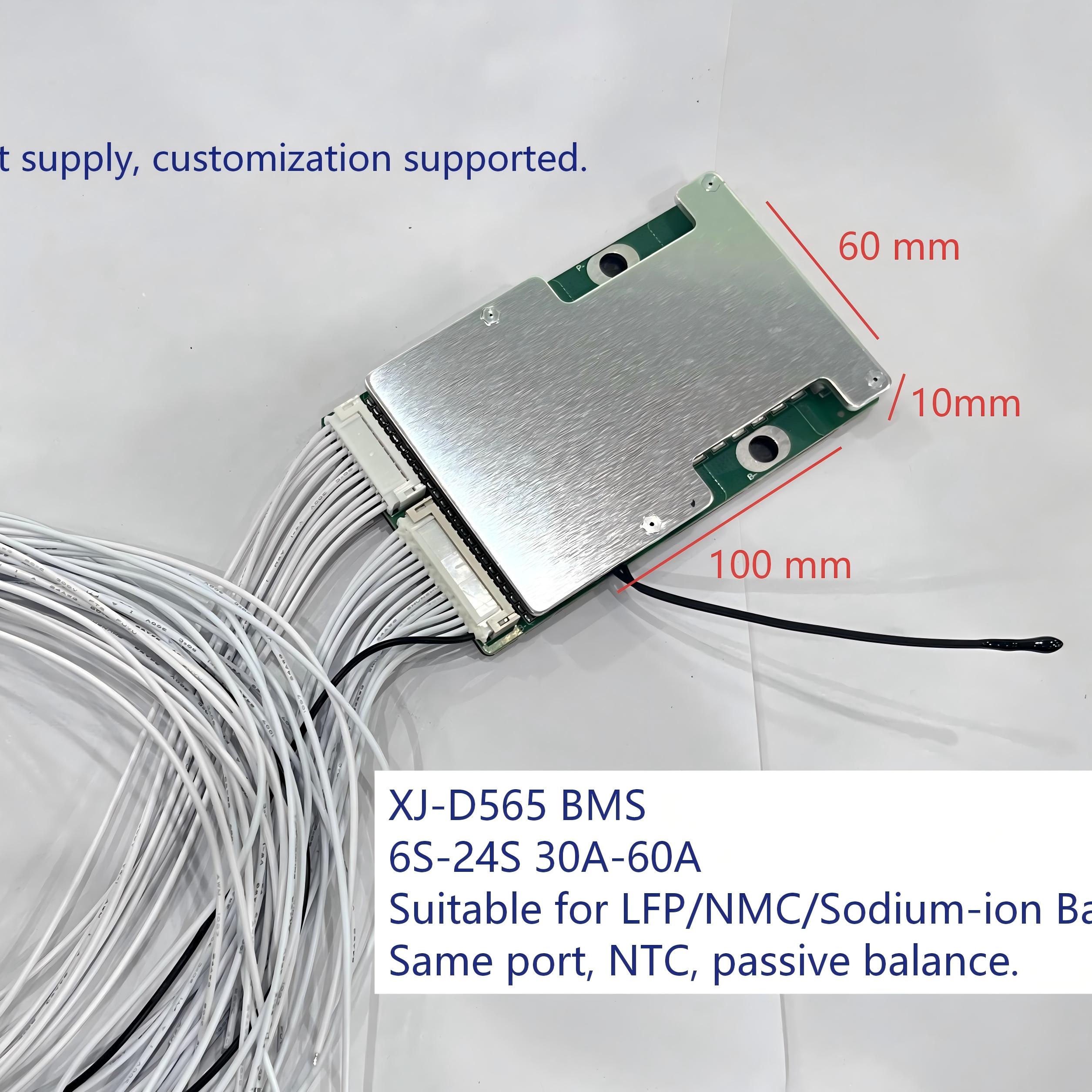 New Product Launch: XJ-D565 Compact BMS for 6S–24S Lithium Battery Packs