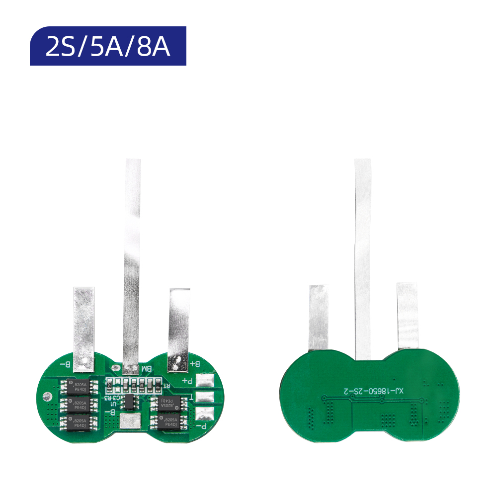 XJ-18650-2S 5A/8A 6.4V/7.2V BMS PCBA PCM 18650 ...