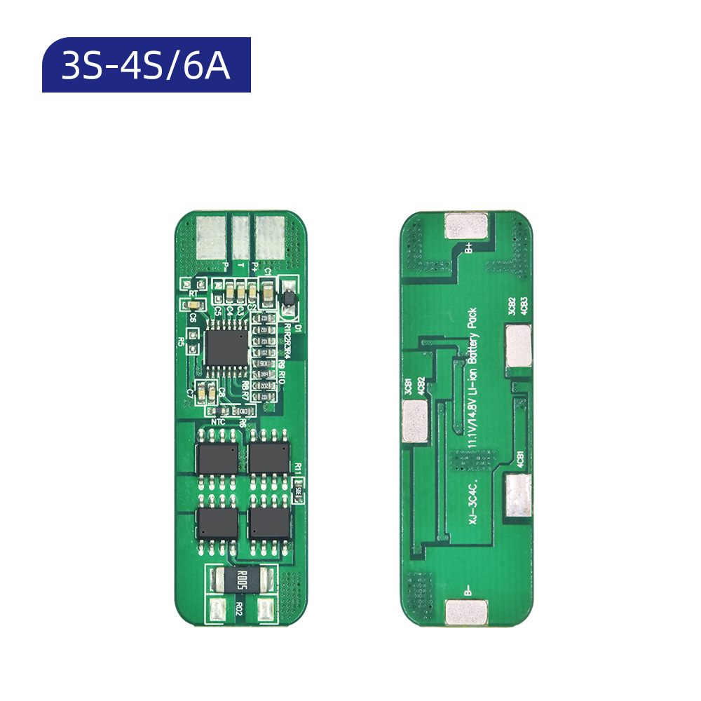 XJ-3C4C BMS 3S/4S 6A BMS Common Port with NTC Temp Protection