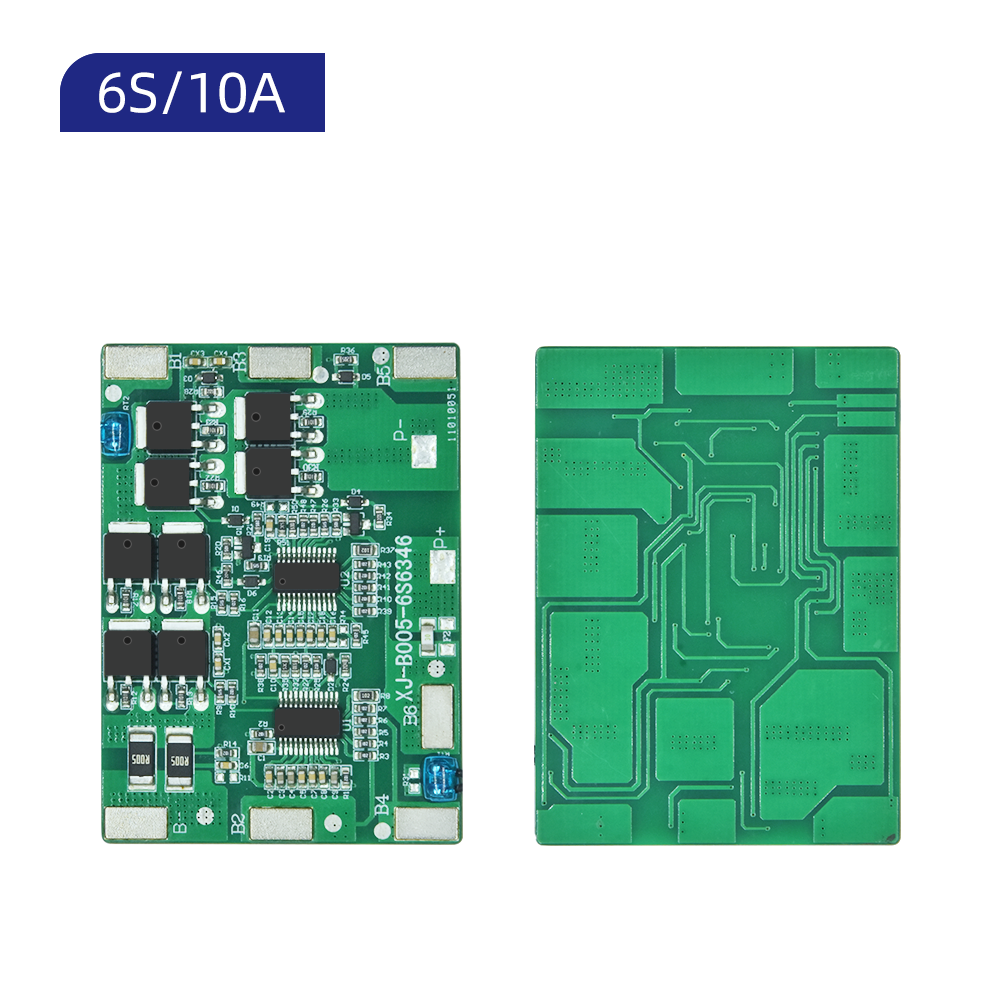 XJ-B005 6S 10A BMS Common Port With NTC Temperature Sensors for LifePO4 Li-ion Battery BMS