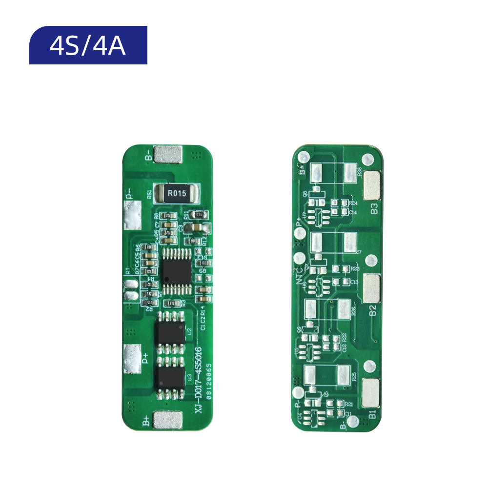 XJ-D017 4S 2A/4A BMS Common Port 12V 16V Battery Protection Board With Balance NTC