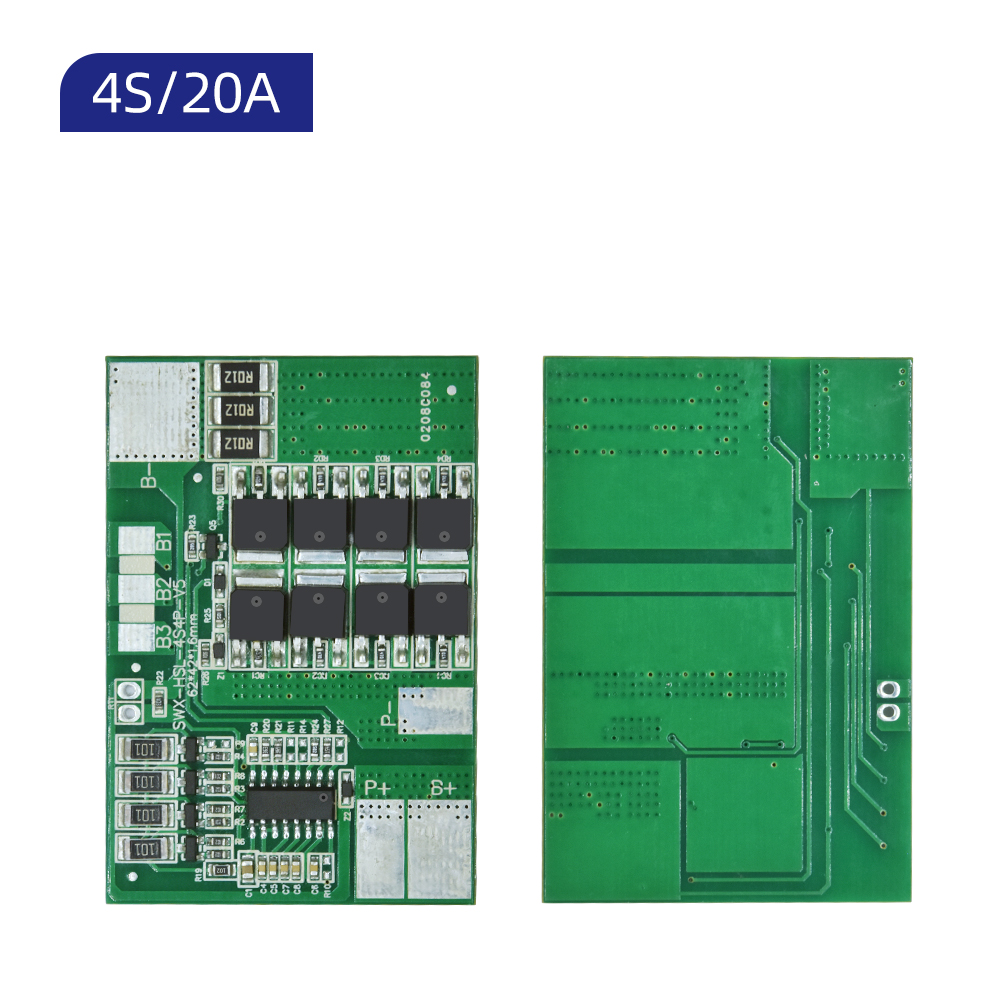 XJ-D161 4S 20A BMS Common Port with Balance NTC LifePO4 Li-ion Sodium Battery BMS
