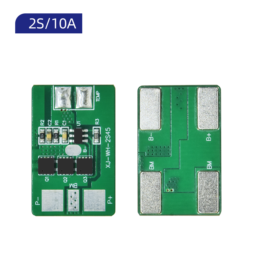 XJ-WH-2S 10A BMS Common Port With NTC Battery Protection Board