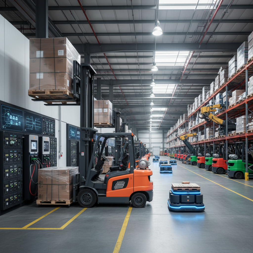 Bms Series For Heavy-Duty Electric Forklifts And Agvs In Logistics Warehouses