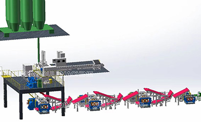 OULI MACHINE низкотемпературная одноступенчатая резиновая линия смешивания