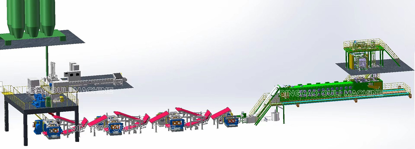 OULI MACHINE Низкотемпературная Одноступенчатая Резиновая Линия Смешивания