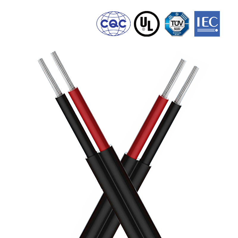 Pv Cable Twin Core 4mm2 6mm2 Solar Cable Connecting Photovoltaic System