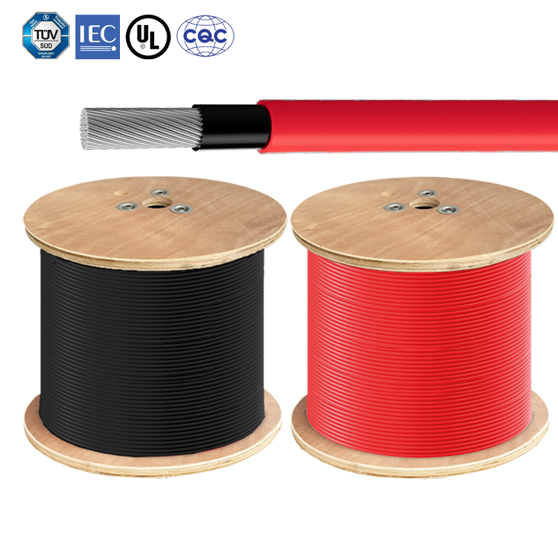 TUV Aluminum Alloy Solar Cable PV-AL Single Core 4mm2/6mm2