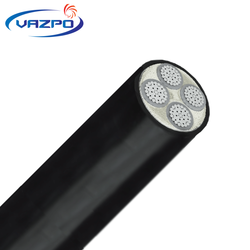 0.6/1KV 4 Core AL/XLPE/PVC Insulated Unarmoured Power Cable