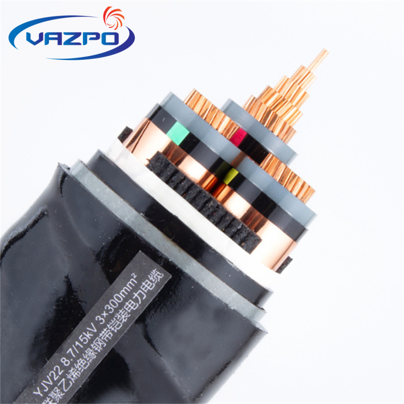 26-35KV 3 Core XLPE Insulated STA Power Cable