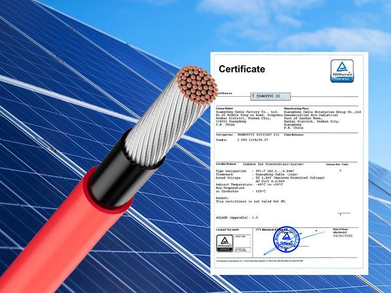 TÜV Certification and EN Standards Explained in Detail: Safety Standards that Cannot be Ignored when Choosing Solar Cables