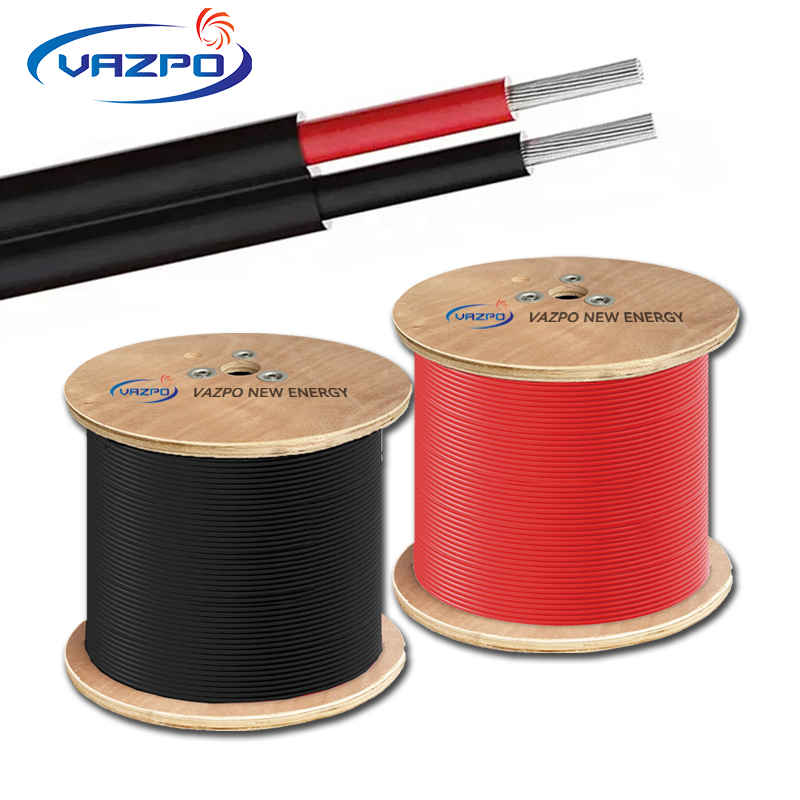 Kabel fotowoltaiczny dwużyłowy 4mm2 6mm2 Kabel solarny łączący system fotowoltaiczny