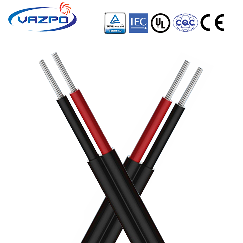 Kabel fotowoltaiczny dwużyłowy 4mm2 6mm2 Kabel solarny łączący system fotowoltaiczny