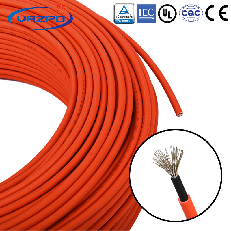 Chine Câble solaire TUV EN 50618 H1Z2Z2-K Fabricants