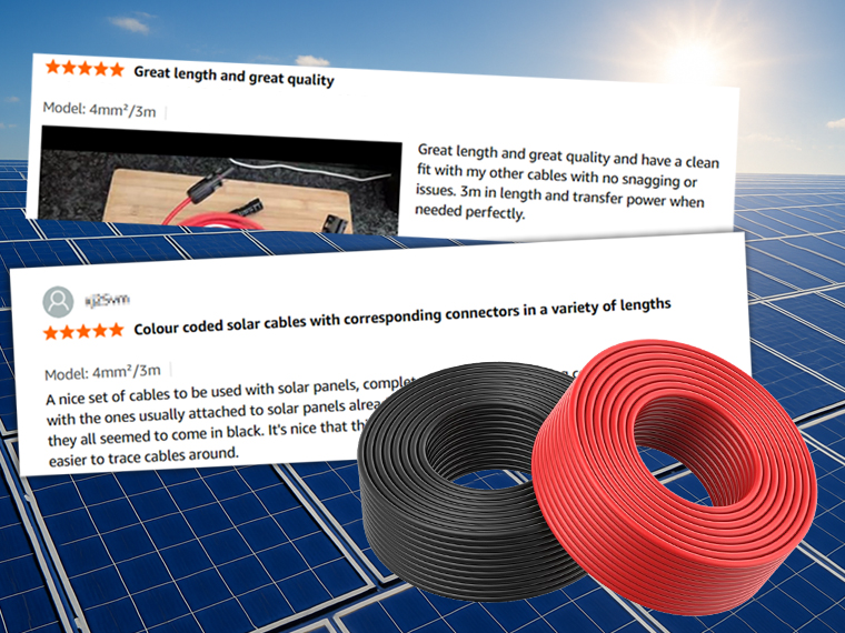 Amazon User Reviews Validate the High-quality Performance of Our Photovoltaic Cables
