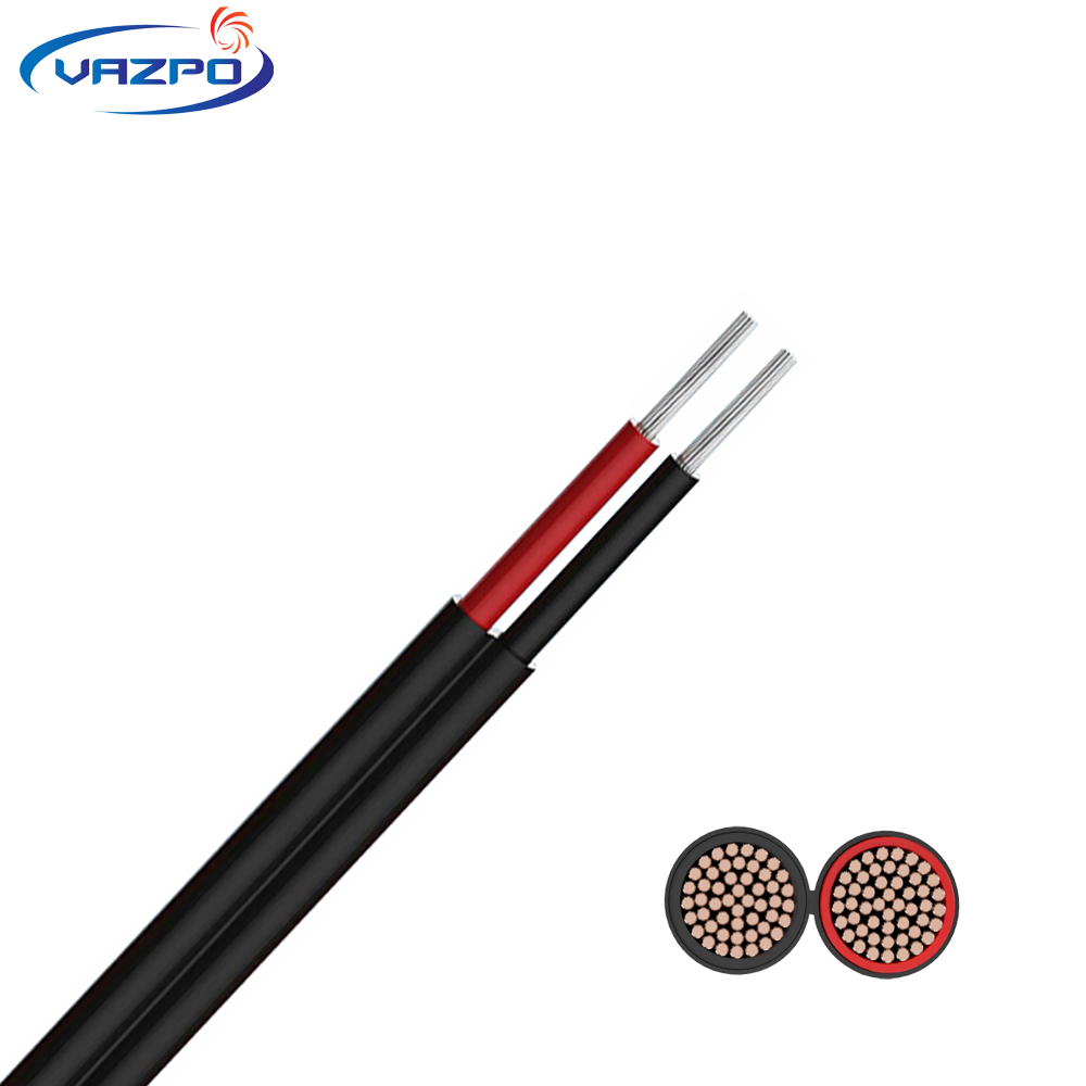 Pv Cable Twin Core 4mm2 6mm2 Solar Cable Connecting Photovoltaic System