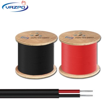 Pv Cable Twin Core 4mm2 6mm2 Solar Cable Connecting Photovoltaic System