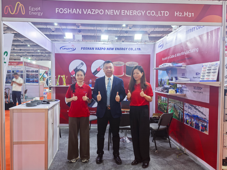Vazpo Showcased Solar Cable Solutions at EGYPT ENERGY 2025