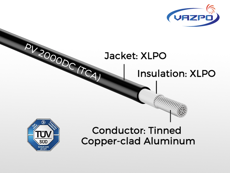 Vazpo ’s TCA Solar Cable Receives TUV Certification