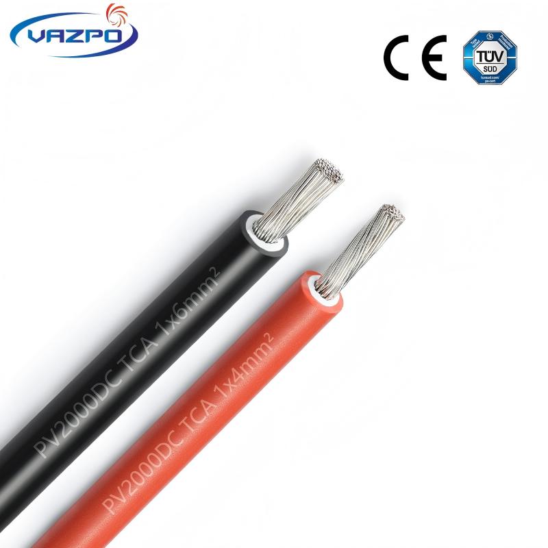 TUV CE Tinned Copper-Clad Aluminum Solar Cable