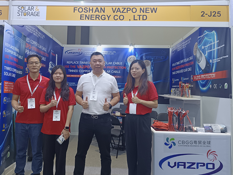 VAZPO Showcases Solar Cable at Solar & Storage Live Philippines 2026