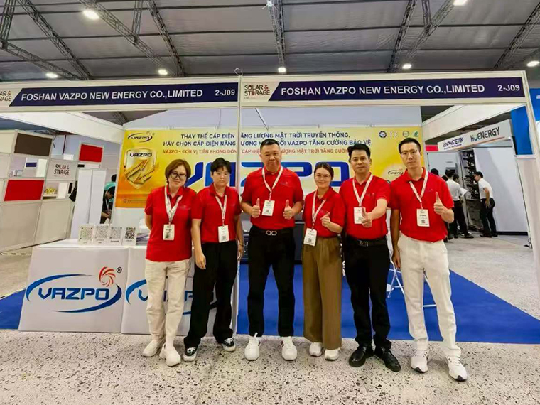 VAZPO at Solar & Storage Live Vietnam 2026 | Strength Protection Solar Cable Innovation