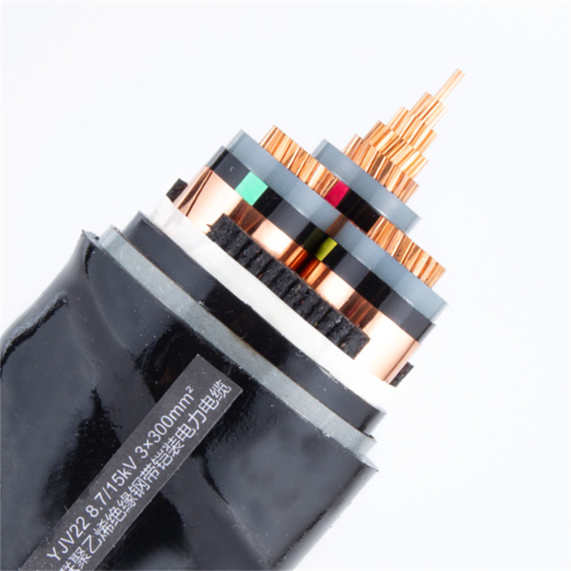 26-35KV 3 Core XLPE Insulated STA Power Cable