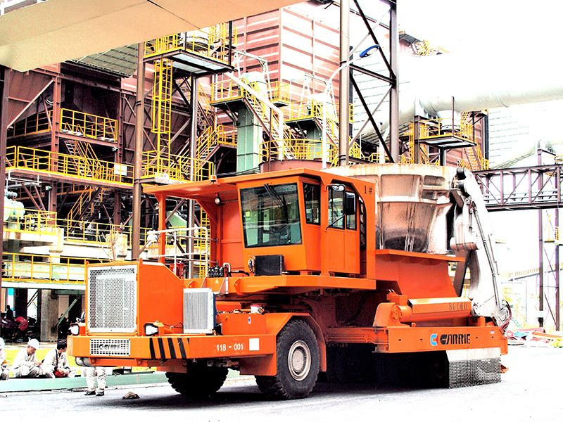 HOT METAL LADLE TRUCK  (1)