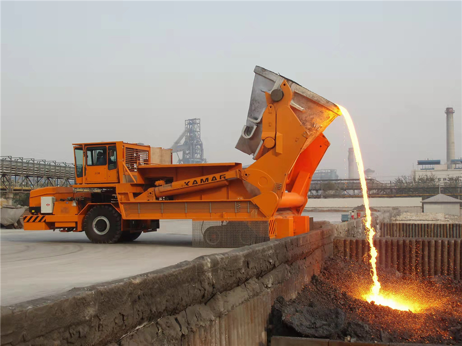HOT METAL LADLE TRUCK + LADLE TRANSFER TRUCK-1