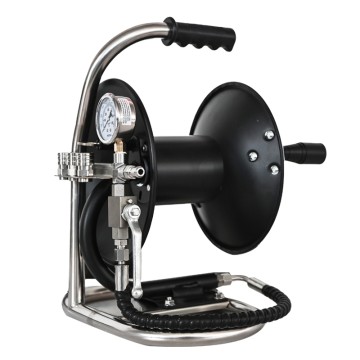 Black Handheld Hose Reel