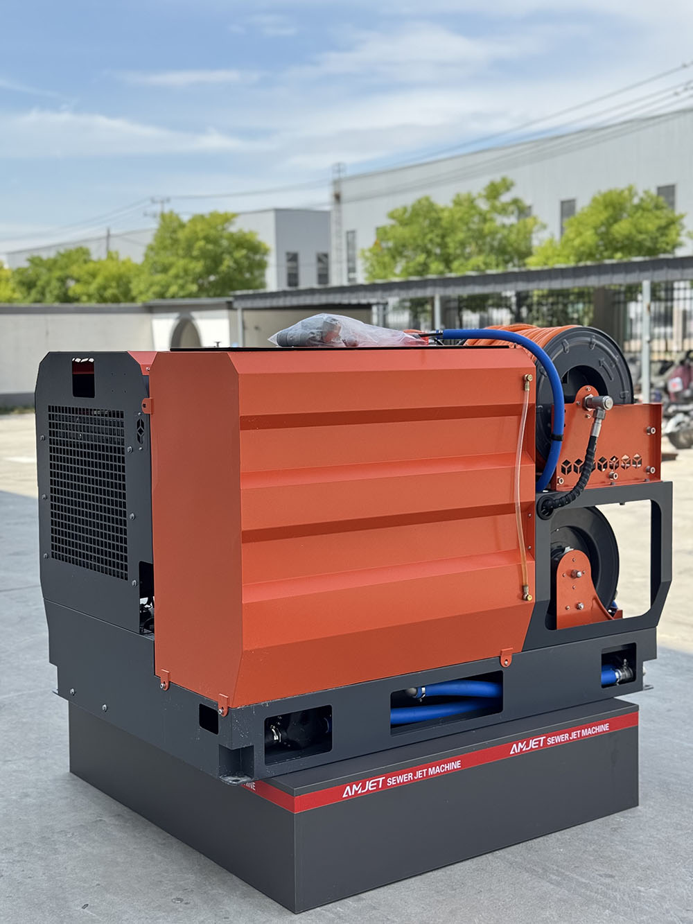 machine de nettoyage des égouts à jet d'eau