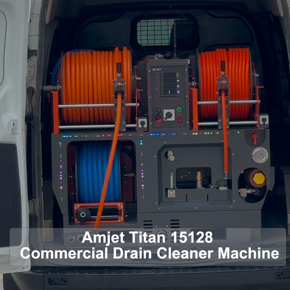 Amjet Titan 15128 Commercial Drain Cleaner Machine – A Breakthrough in High-Pressure Sewer Jetting Technology