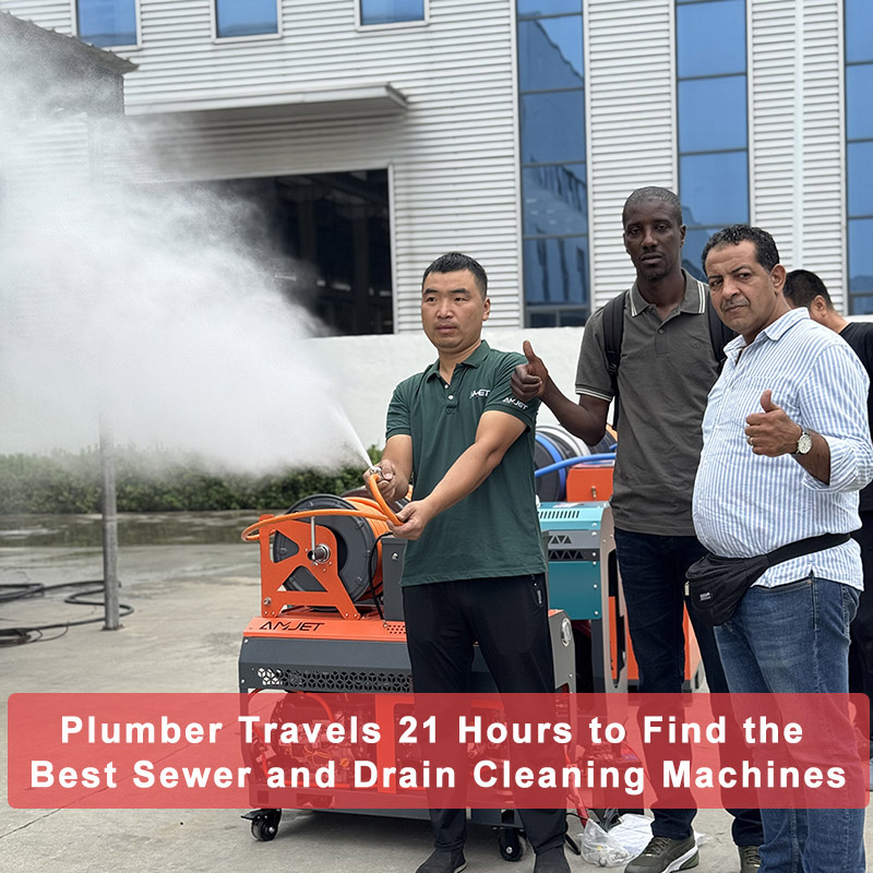 Plumber Travels 21 Hours to Find the Best Sewer and Drain Cleaning Machines