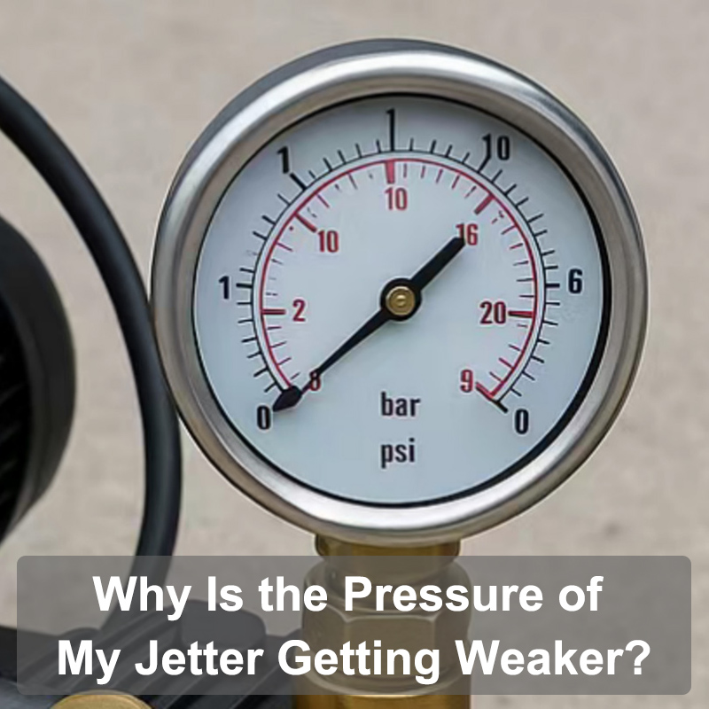 Why Does Jetter Pressure Drop and Get Weaker?
