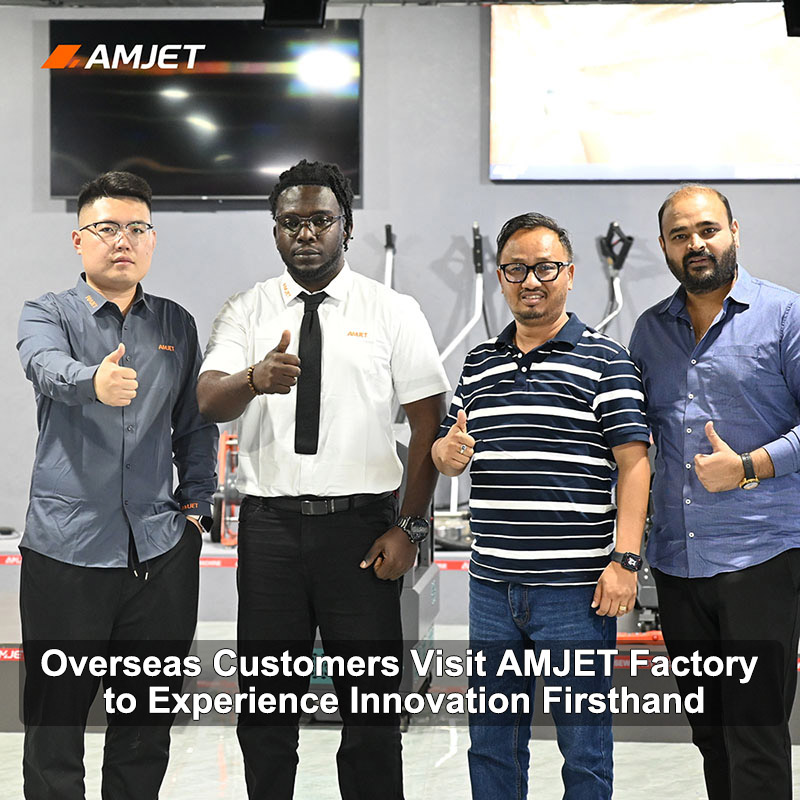 Overseas Customers Experience TS15128 Sewer Cleaning Machine at AMJET Factory
