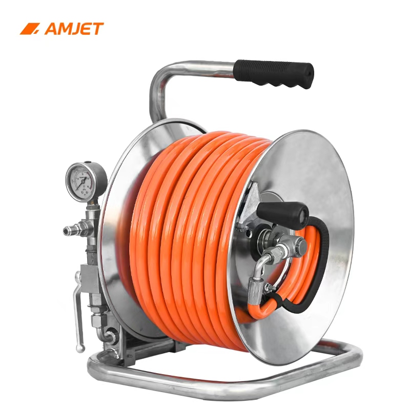 amjet 下水管洗浄機用ホースリール.jpg