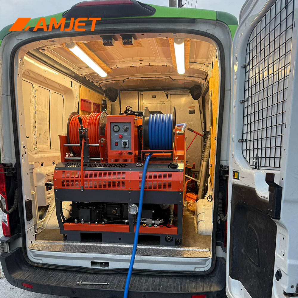 Warrior Series Sewer Jetter Equipment Successfully Installed After Sea Shipping