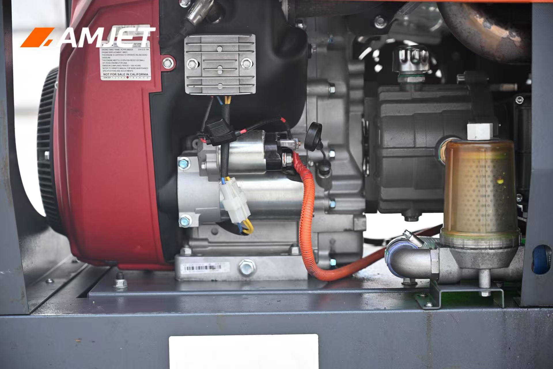 Erabilitako estolderia-zorrotada makinaren motor elektrikoa eta transmisio-sistemaren xehetasuna.jpg
