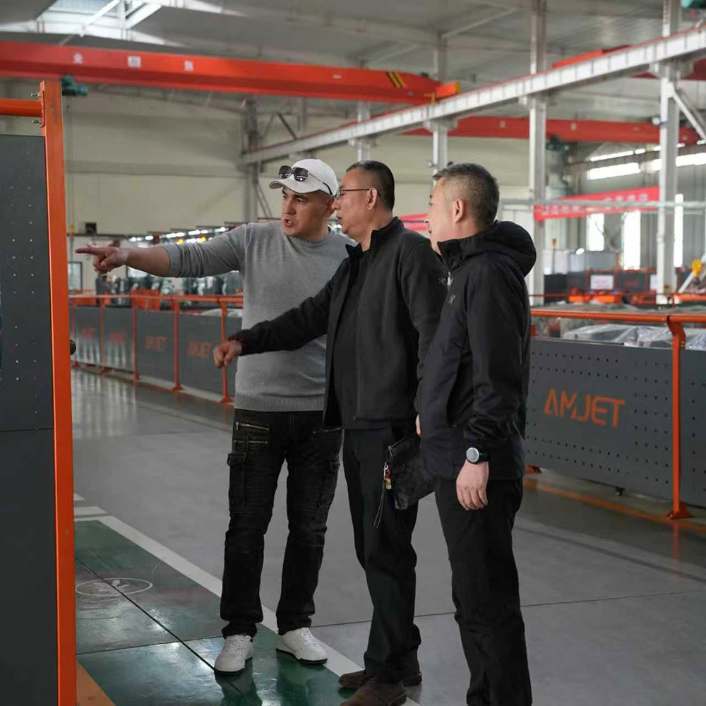 AMJET factory tour showing sewer jetter production and quality inspection process.jpg