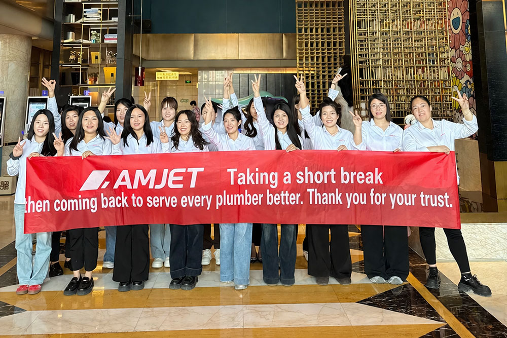 Amjet Team Short Break Announcement | Improving Sewer Cleaning Solutions Service