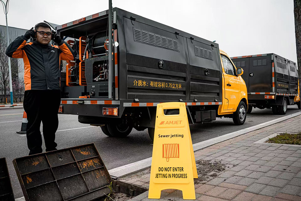Operator using Amjet drain cleaning vehicle.jpg