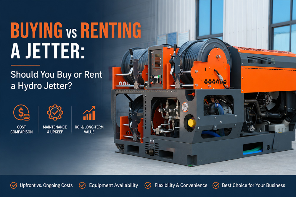 Buy vs Rent Sewer Jetter: How to Decide the Best Option for Your Drain Cleaning Business