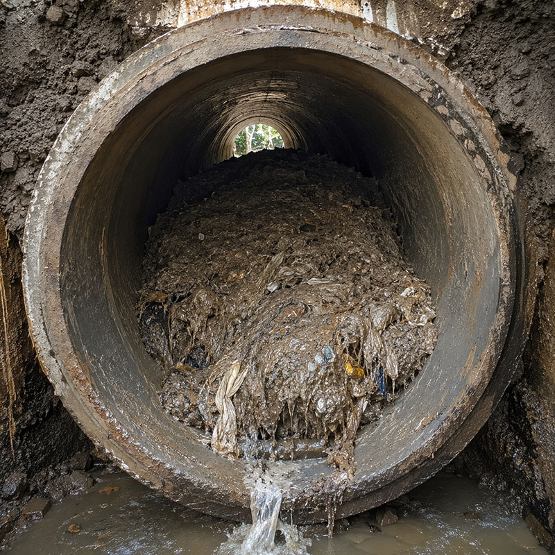 Municipal Main Sewer Line Cleaning