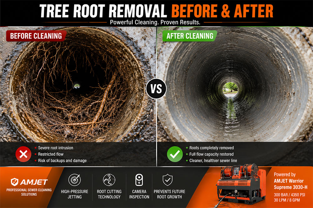 Tree root removal from sewer pipes before and after cleaning.jpg