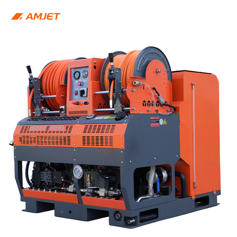 High pressure sewer jetter for roots Warrior Supreme 3030-H
