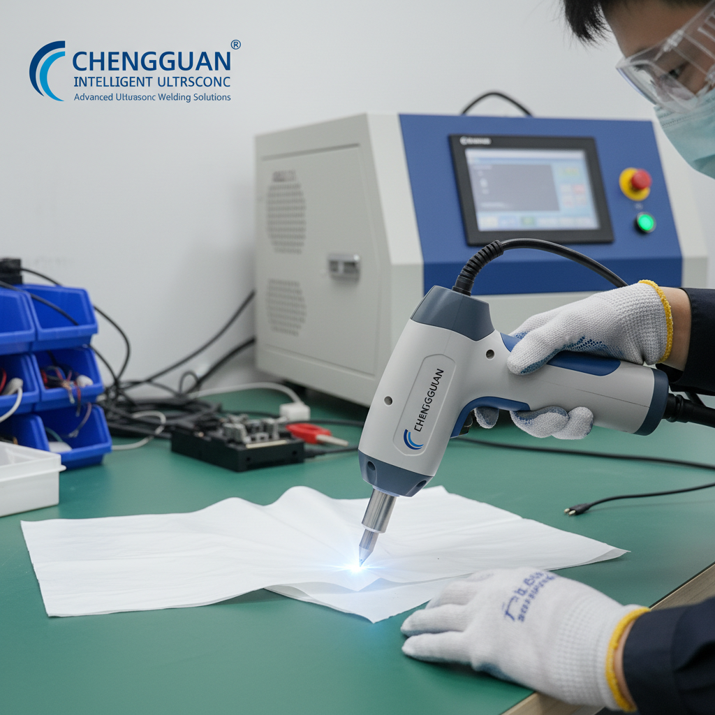 Ultrasonic spot welding, handheld welding
