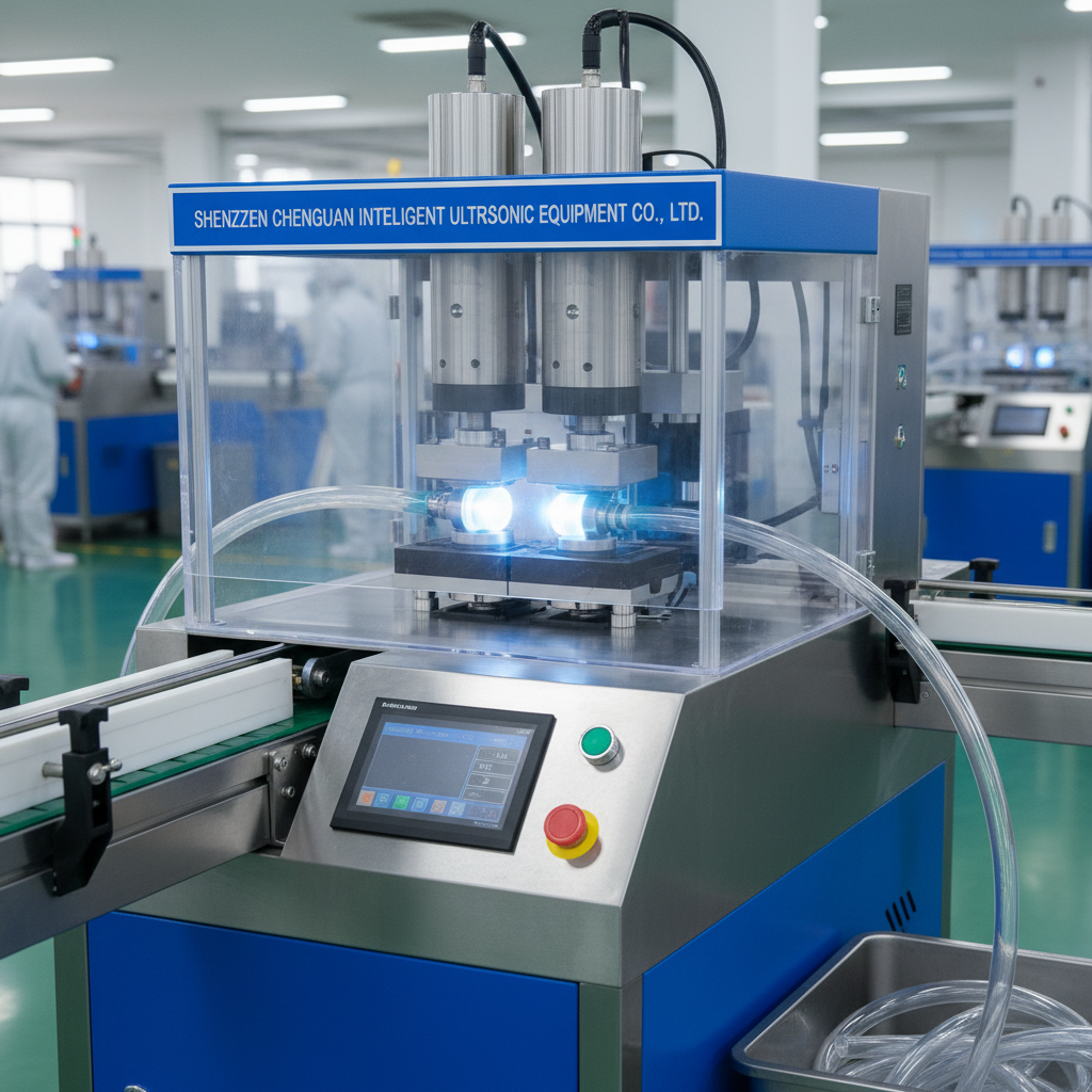 Ultrasonic hose sealing machine