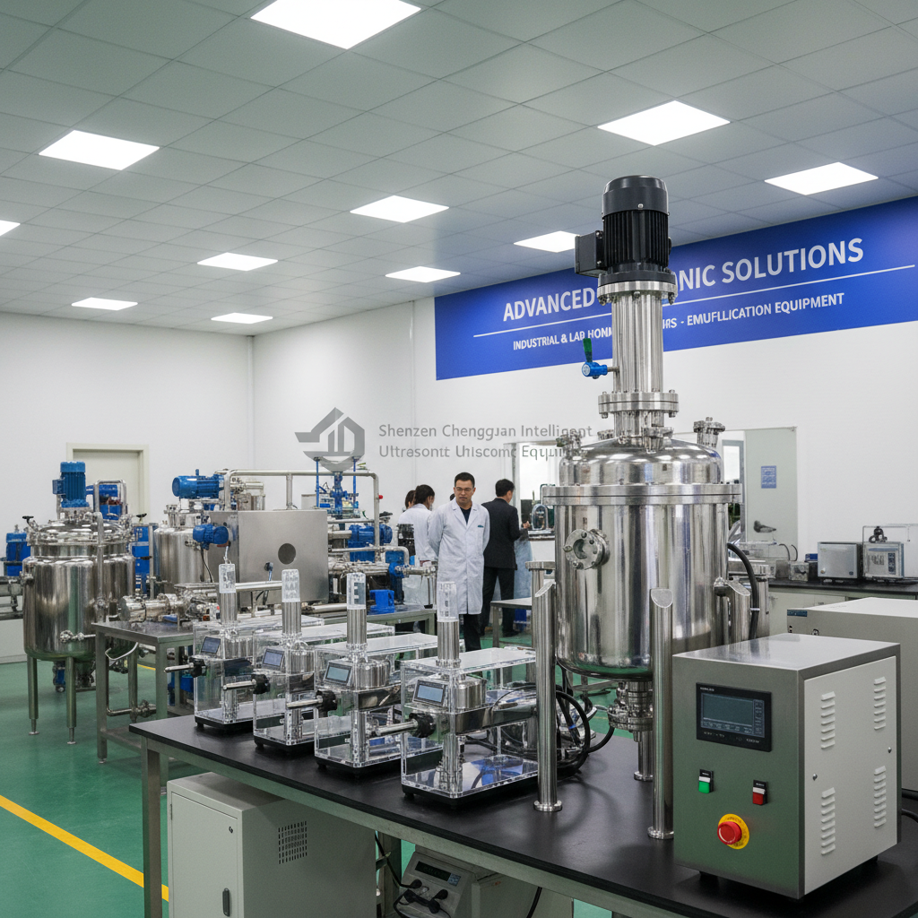Ultrasonic homogenizer